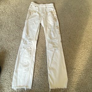 Abercrombie jeans! Gold detailing-distressed